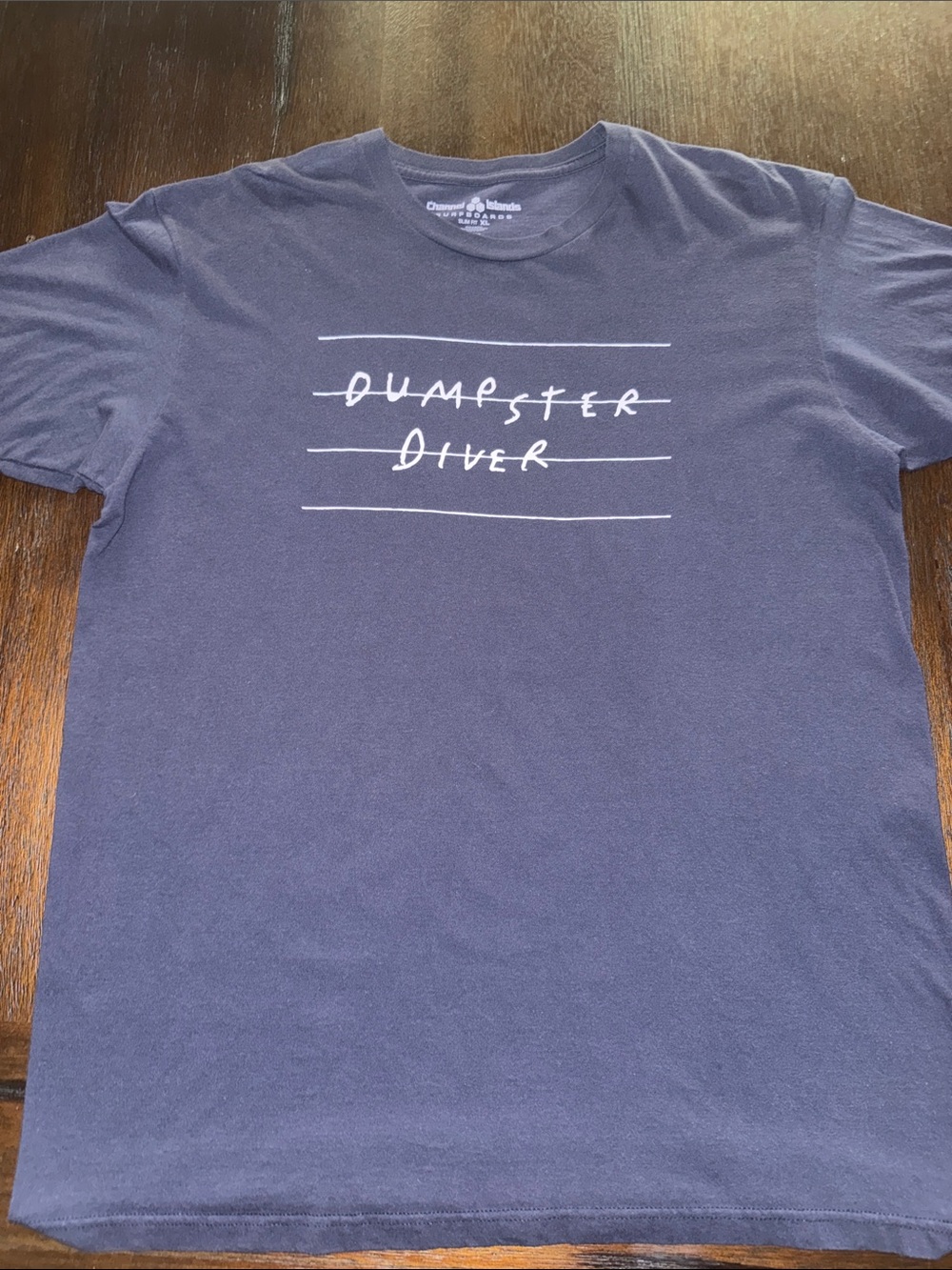 Channel Islands Surfboards Navy 'Dumpster Diver' Graphic Tee XL